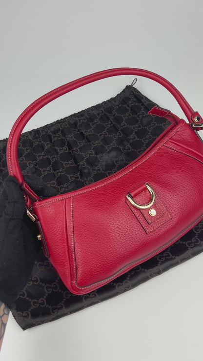 Gucci Abbey Leather Pochette Bag