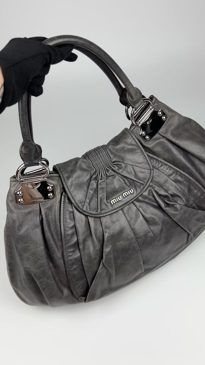 Miu Miu Vitello Shine Tote Bag