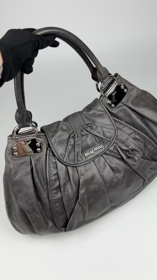 Miu Miu Vitello Shine Tote Bag