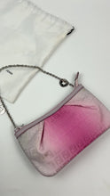 Load and play video in Gallery viewer, Fendi Zucchino Pochette Charm Strap Pink Bag
