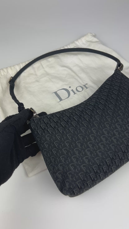 Dior Monogram Trotter Shoulder Bag 2004
