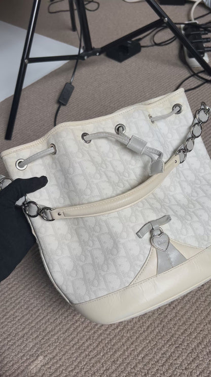 Dior Monogram Romantique Mini Bucket Bag 2007