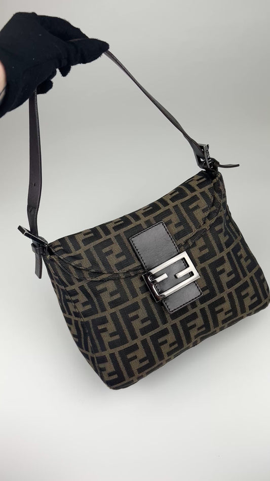 Fendi Zucca Baguette Bag