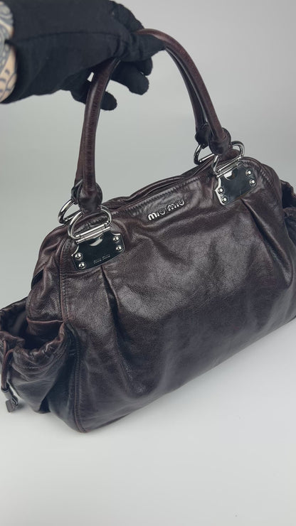 Miu Miu Vitello Hobo Bag