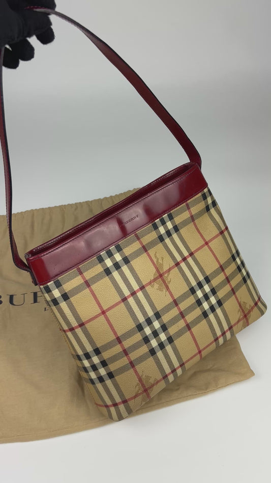 Burberry Haymarket Shoulder Bag 2003