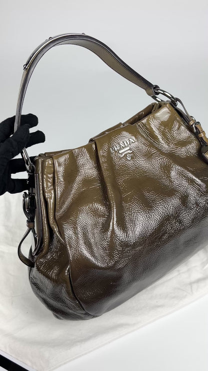 Prada Vernice Sfumata Ombré Patent Bag 2008