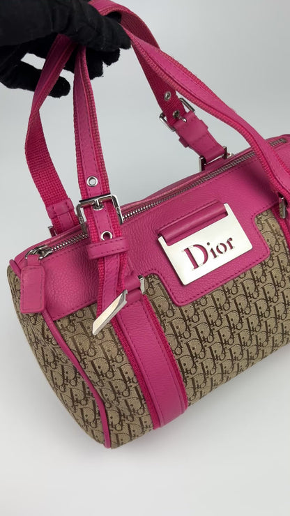 Dior Monogram Columbus Boston Bag 2005