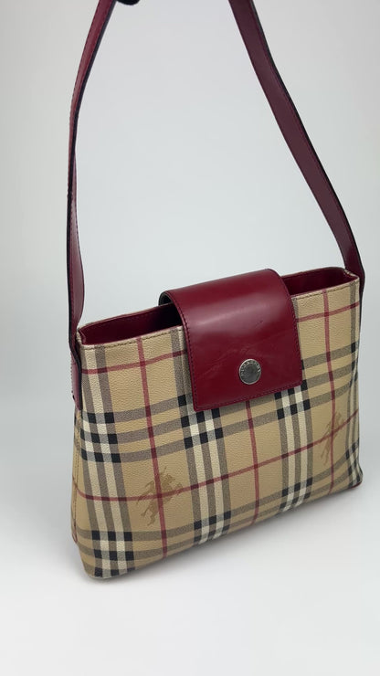 Burberry Haymarket Shoulder Bag 2003