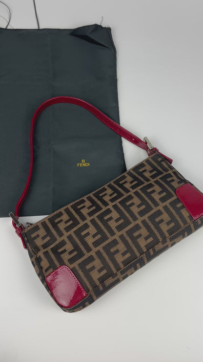 Fendi Zucca Pochette Bag (Restored)