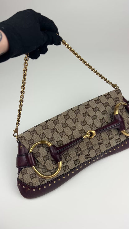 Gucci Tom Ford Monogram Horsebit Bag 2003