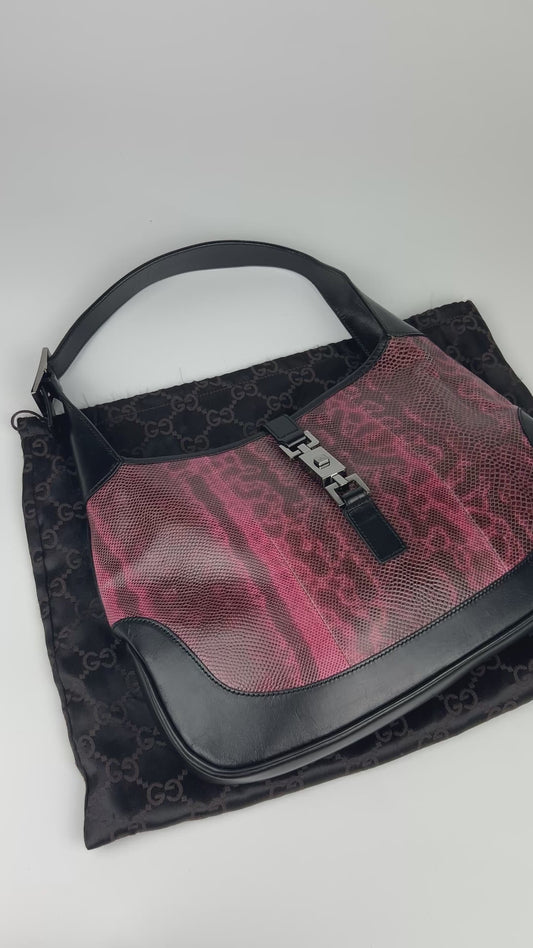 Gucci Tom Ford Snakeskin Jackie Bag 1999