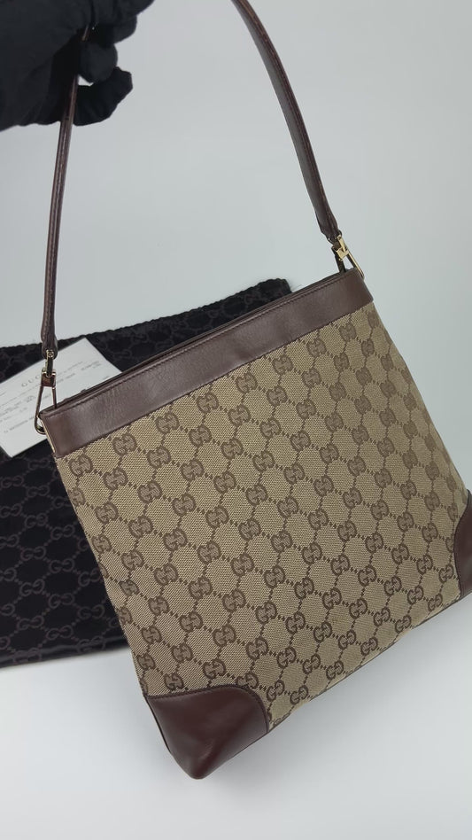 Gucci Monogram Shoulder Bag 2002 (With Receipt)