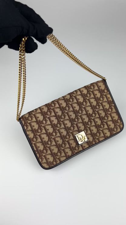 Dior Monogram Shoulder Bag 1980s