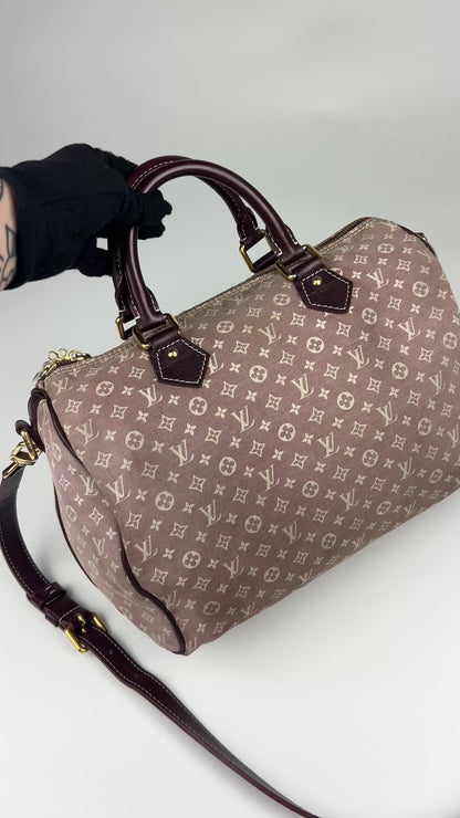 Louis Vuitton Mini Lin Speedy 30 Bandoulière Bag 2010