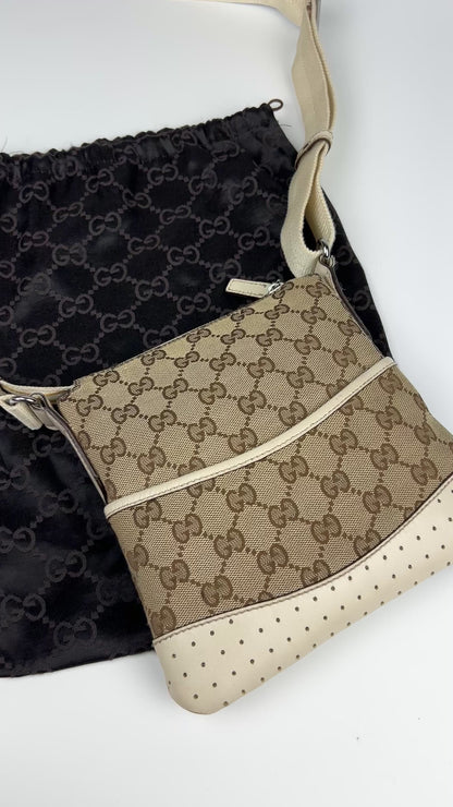Gucci Monogram Cross Body Bag