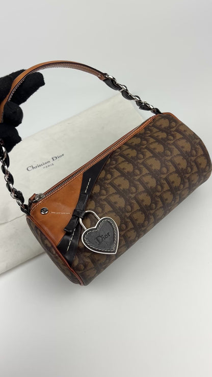 Dior Monogram Romantique Barrel Bag 2007