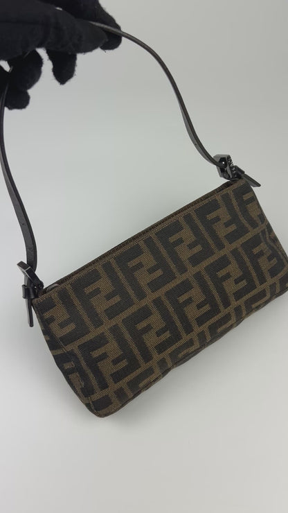 Fendi Zucca Pochette Bag