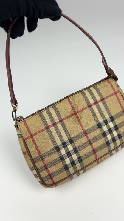Burberry Haymarket Check Pochette Bag 2003